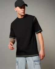 Men's Black Oversized T-shirt